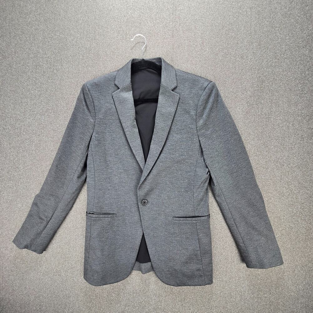 xSuit Blazer Mens 34S Grey Sport Coat xJacket 1.0